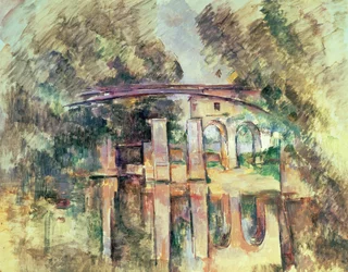 Das Aquädukt und die Schleuse, um 1888-90